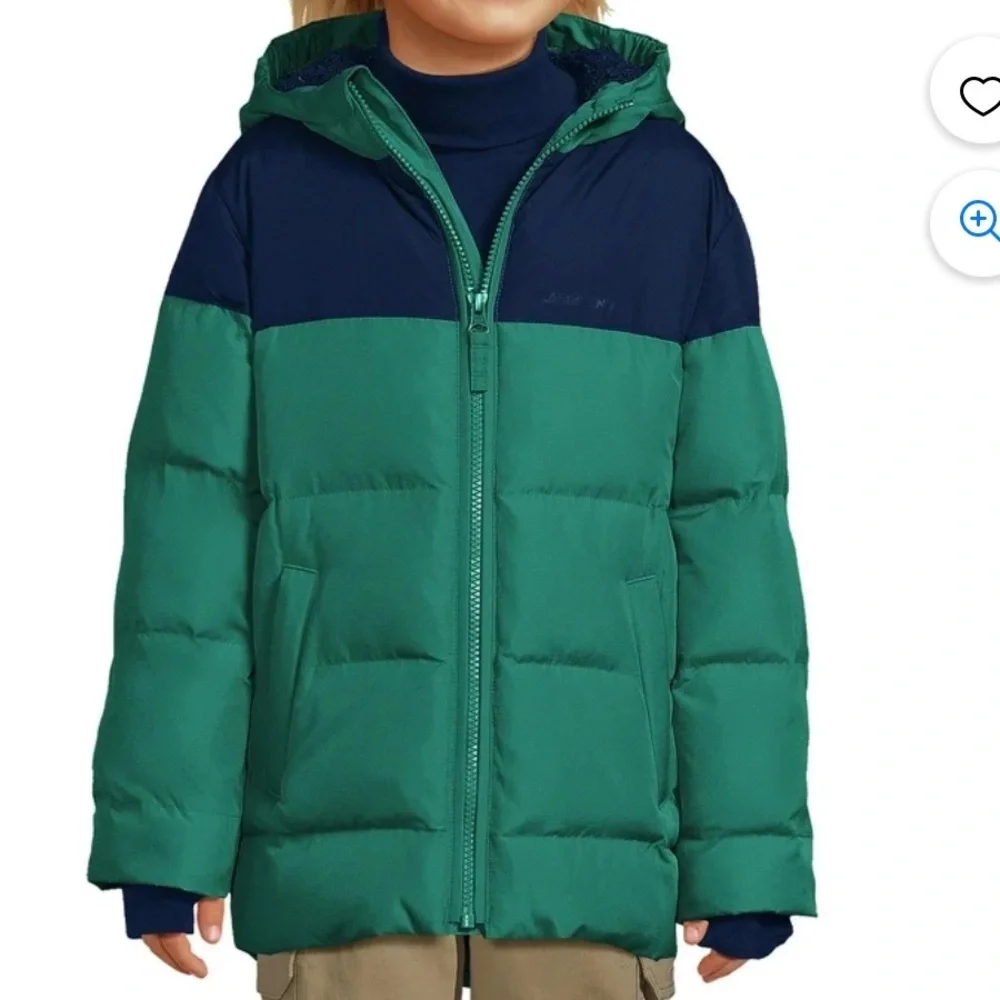 Lands' End ThermoPlume Fleece Lined Parka